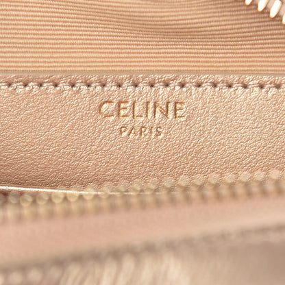 Celine Laminated Calfskin Quilted Small C Charm Bag Gold 6 of 10
