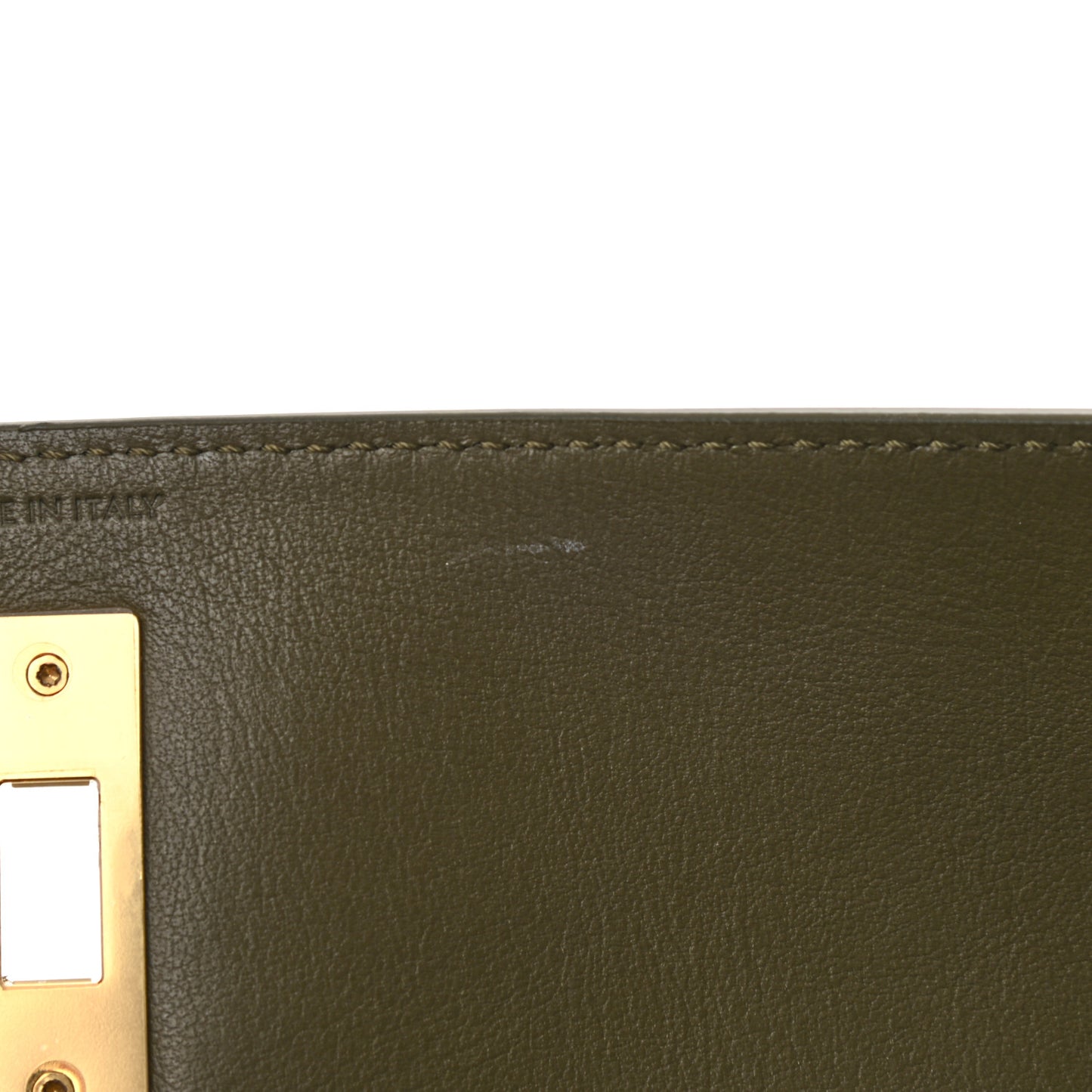 Smooth Calfskin Bucket 16 Bag Dark Olive