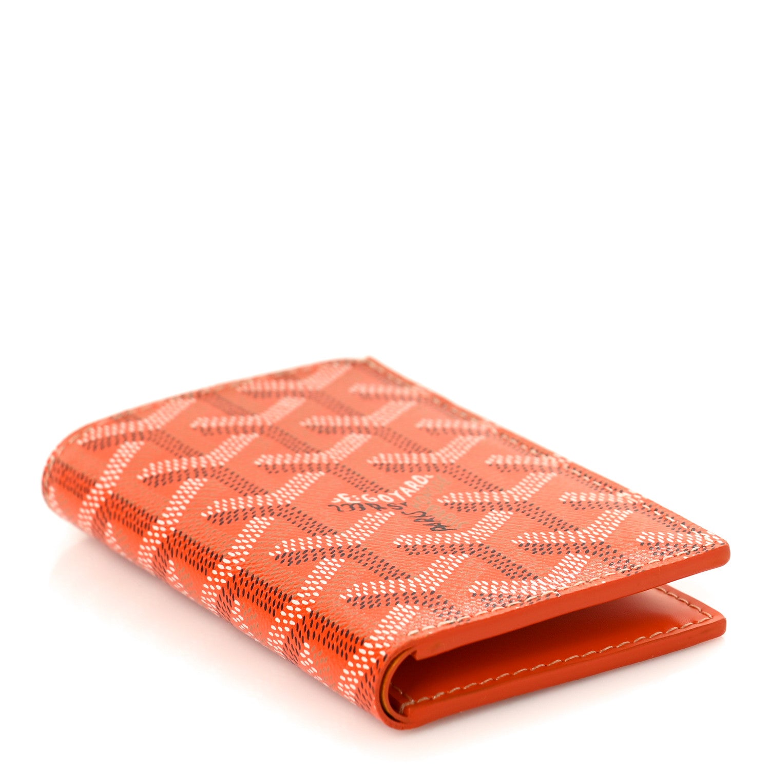 Goyard Goyardine Saint Pierre Card Holder Orange 4 of 9