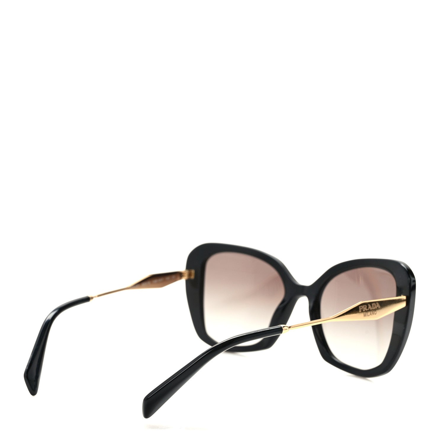 Prada Cinema Sunglasses SPR 03Y Black Gold 4 of 7