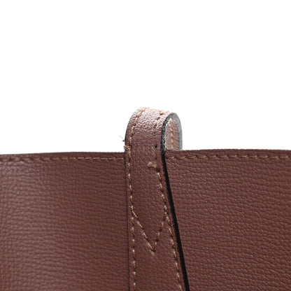 Burberry Grainy Calfskin Haymarket Check Medium Reversible Tote Light Elderberry 11 of 12