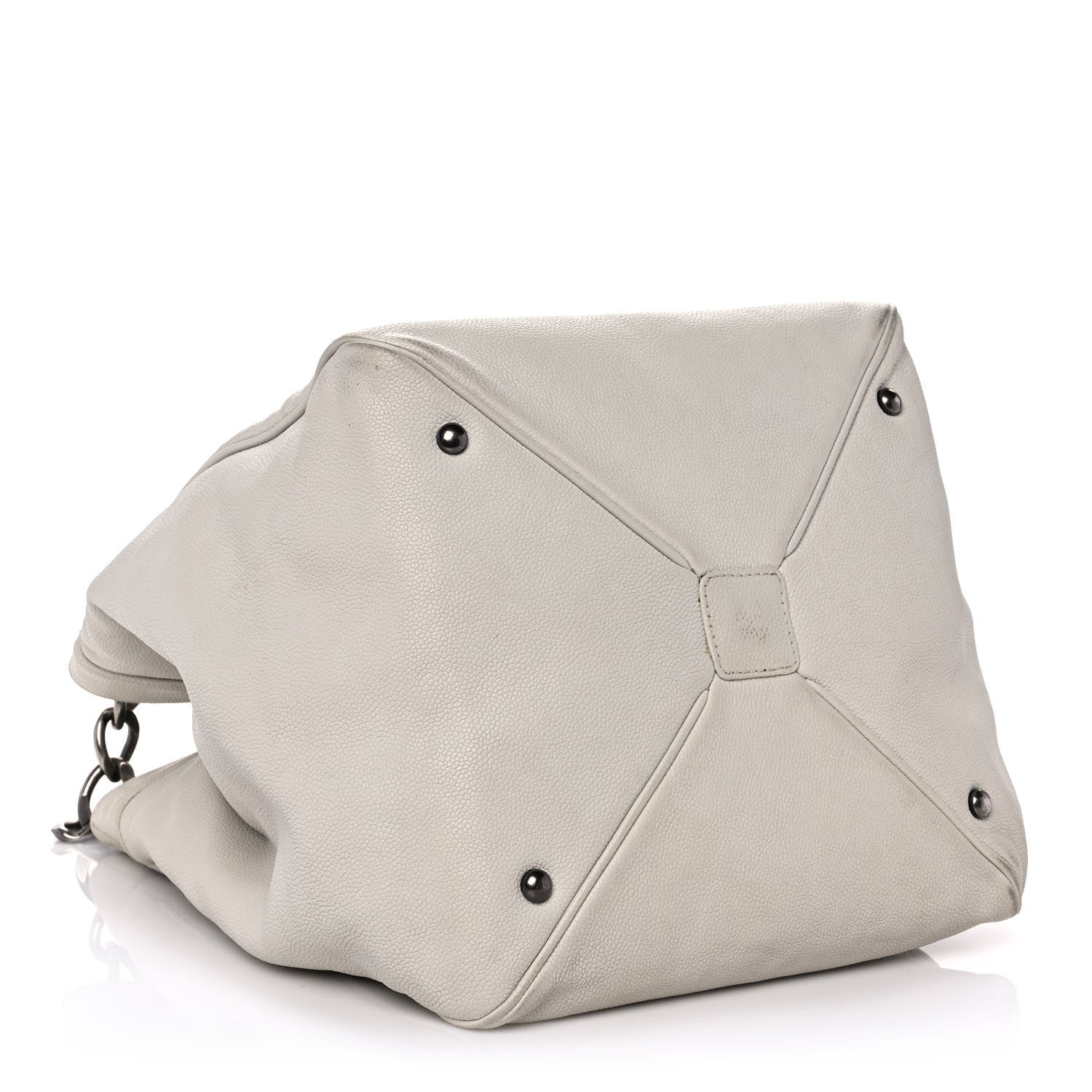 Chanel Caviar Timeless CC Shopping Tote White 4 of 13