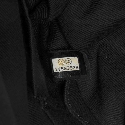 Chanel Calfskin Expandable Stitched Frame Top Bag Black 7 of 7