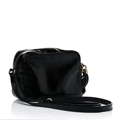 Gucci Soft Patent Small Soho Disco Bag Black 5 of 13
