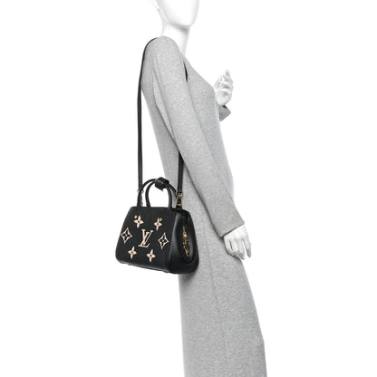 Louis Vuitton Empreinte Monogram Giant Montaigne BB Black Beige 2 of 10