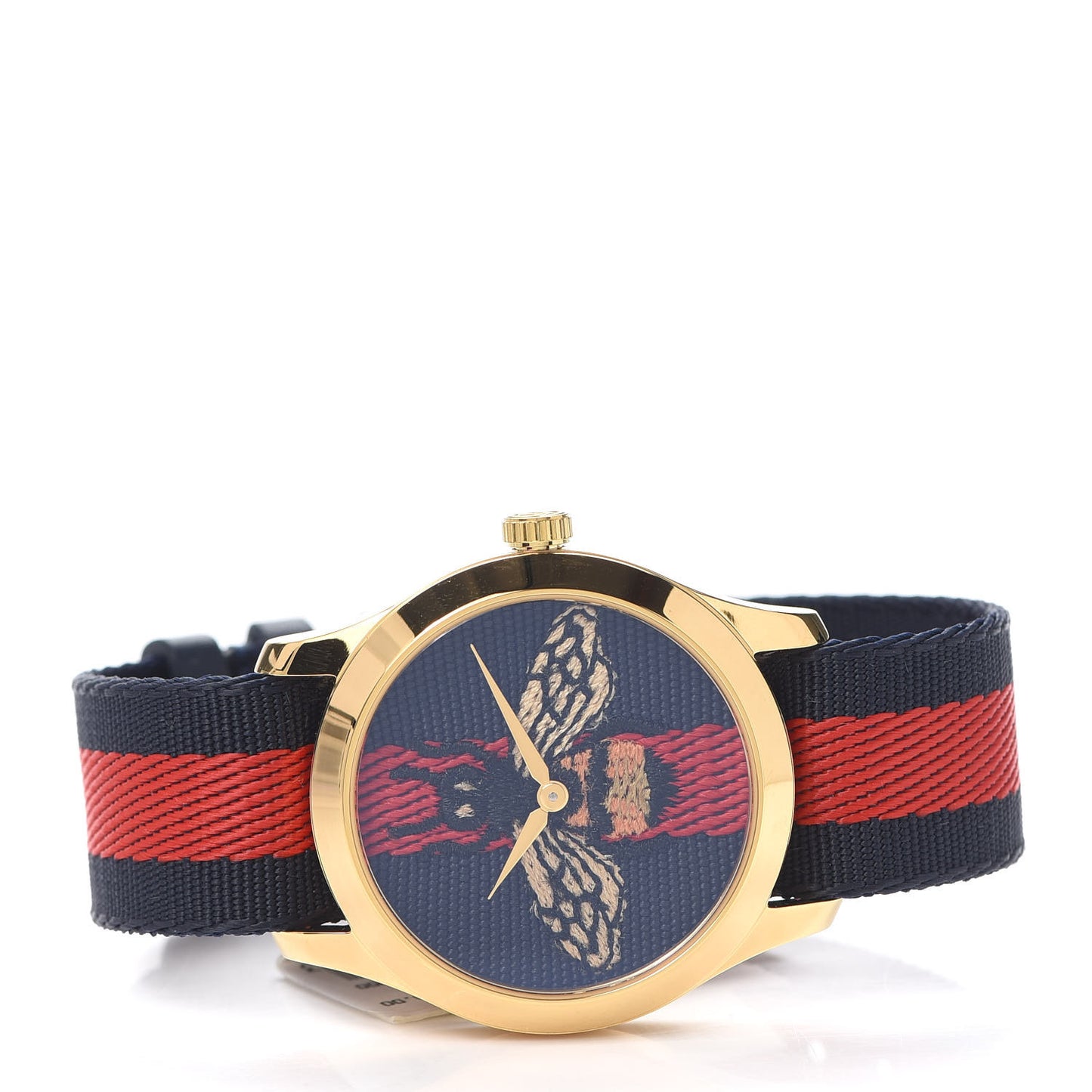 Stainless Steel Nylon 38mm Le Marche Des Merveilles Bee Quartz Watch Navy