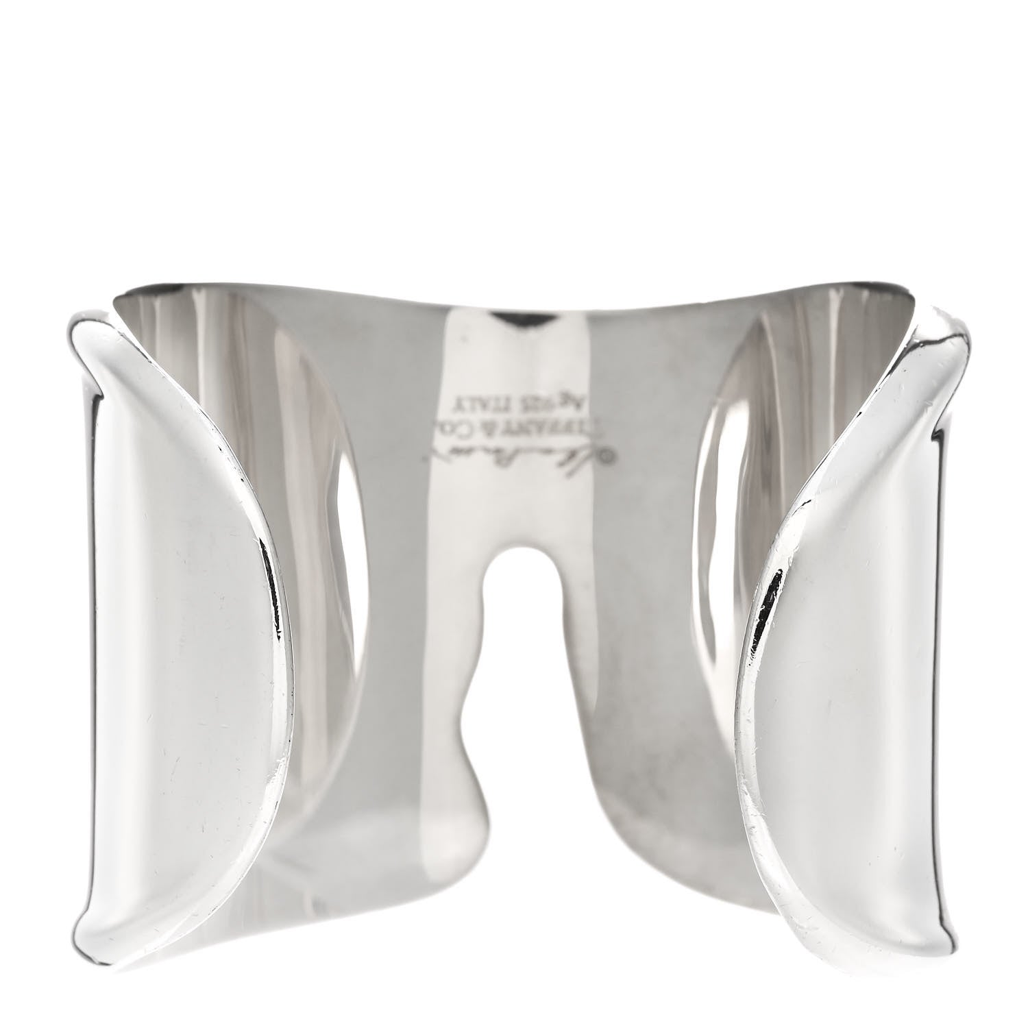Tiffany Sterling Silver Elsa Peretti Split Cuff 2 of 4
