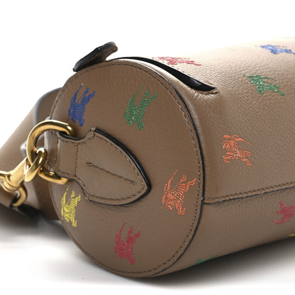 Burberry Grained Calfskin EKD The Barrel Bag Light Camel 9 of 10