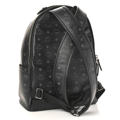 MCM Visetos Medium Stark Backpack Black 3 of 9