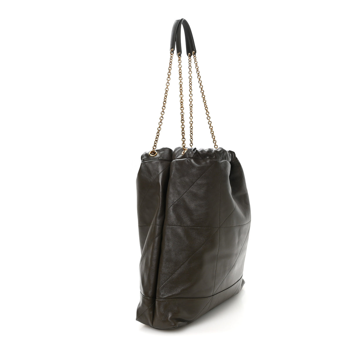 Lambskin Matelasse Monogram Large Jamie 4.3 Light Musk