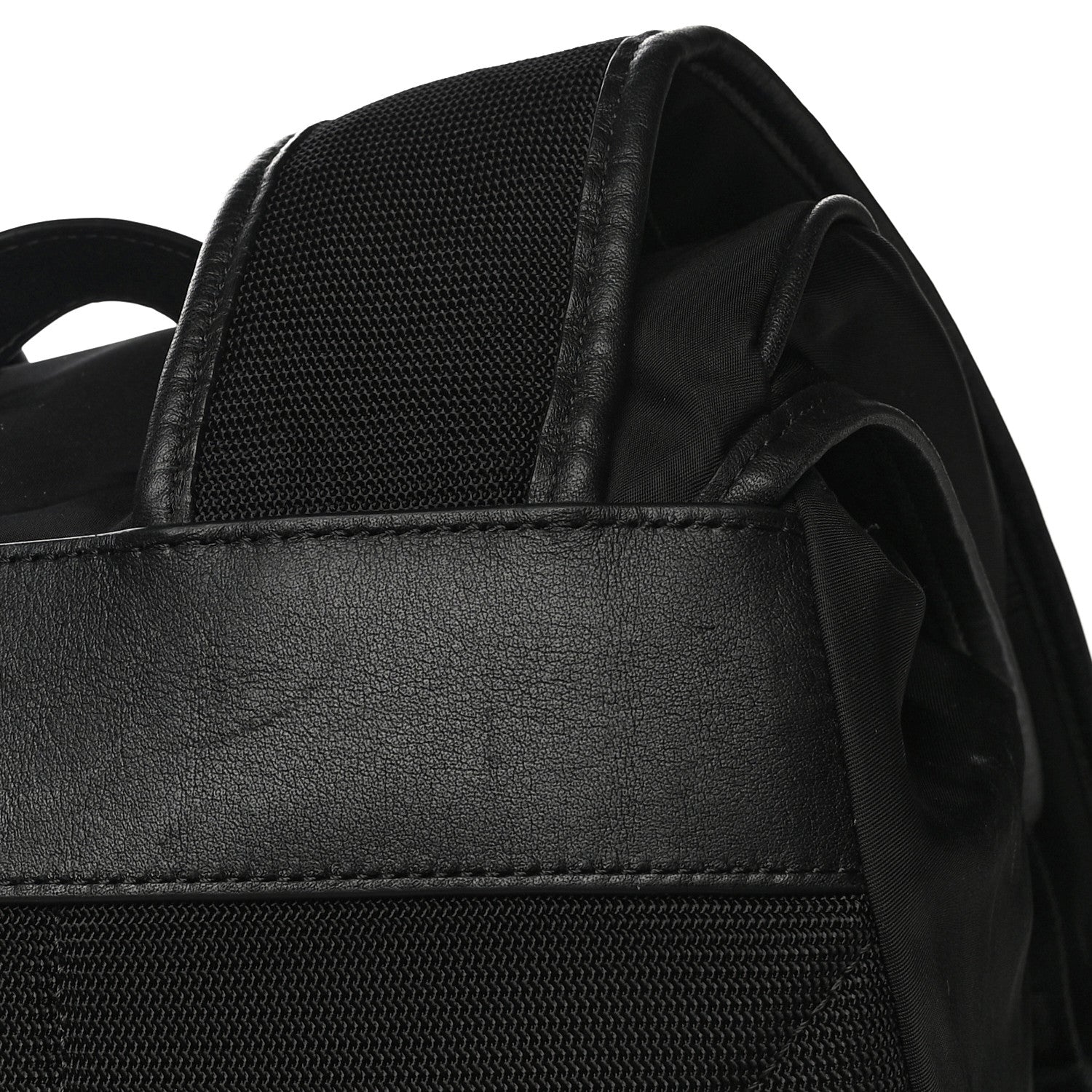 Burberry Nylon Logo Print Rocky Backpack Black 15 of 19