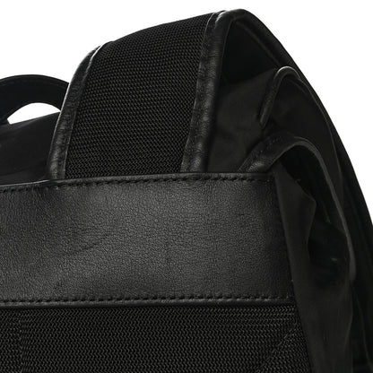 Burberry Nylon Logo Print Rocky Backpack Black 15 of 19
