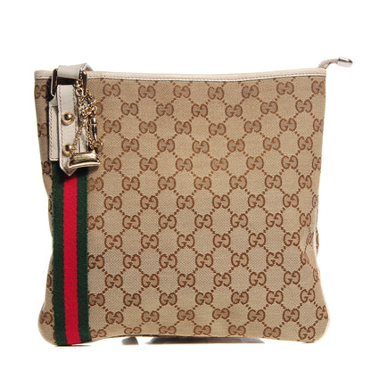 Gucci Monogram Web Jolicoeur Charms Messenger Bag Off White 1 of 7