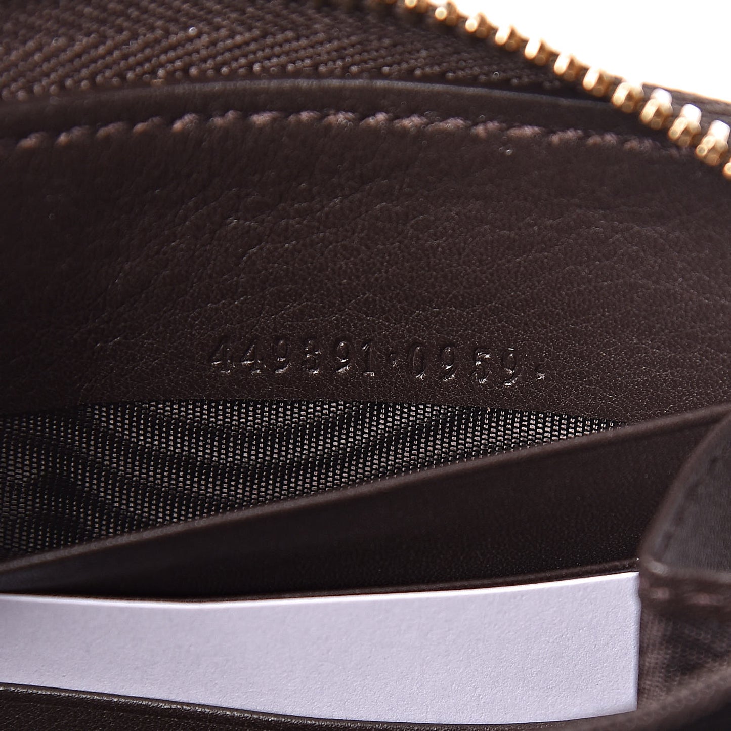 Microguccissima Zip Around Wallet Testa di Moro