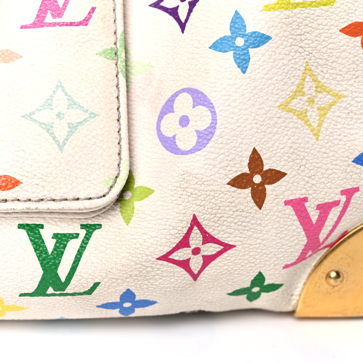 Monogram Multicolor Speedy 30 White