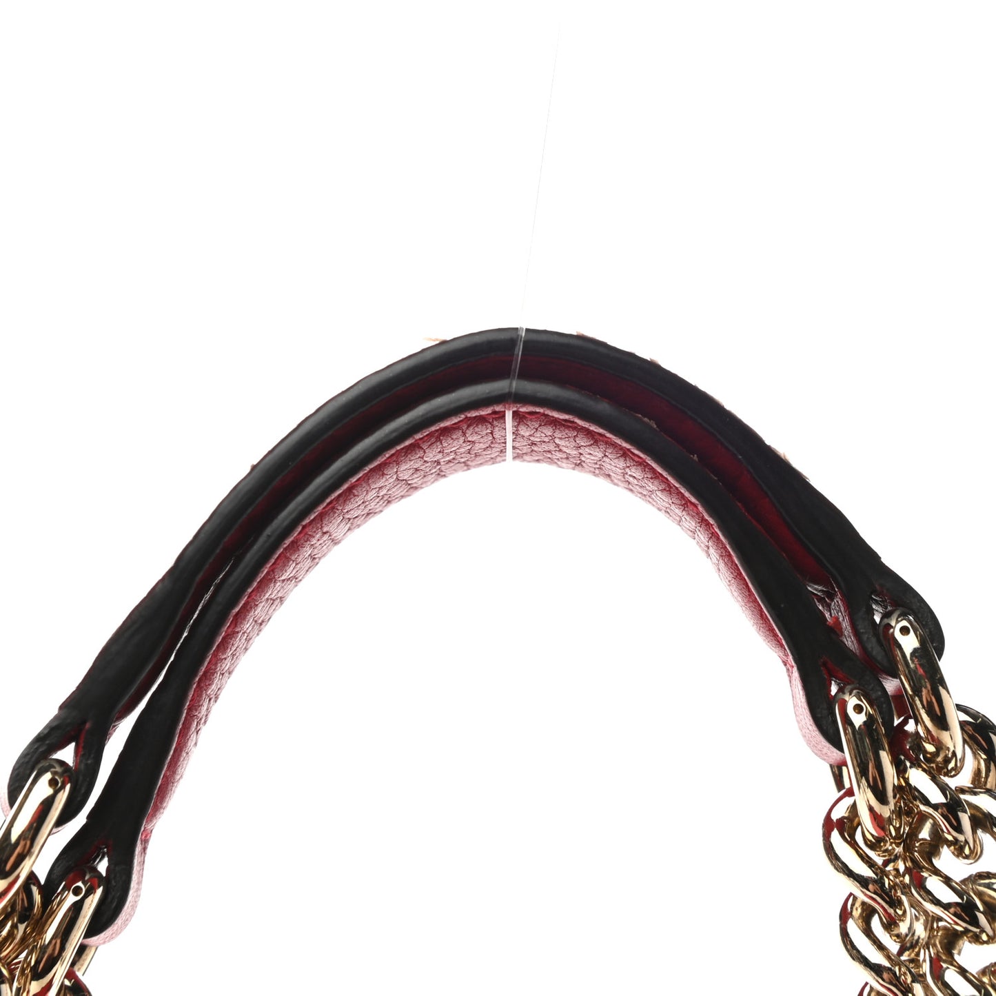 Cellarius Calfskin Medium Soho Chain Shoulder Bag Vibrant Red