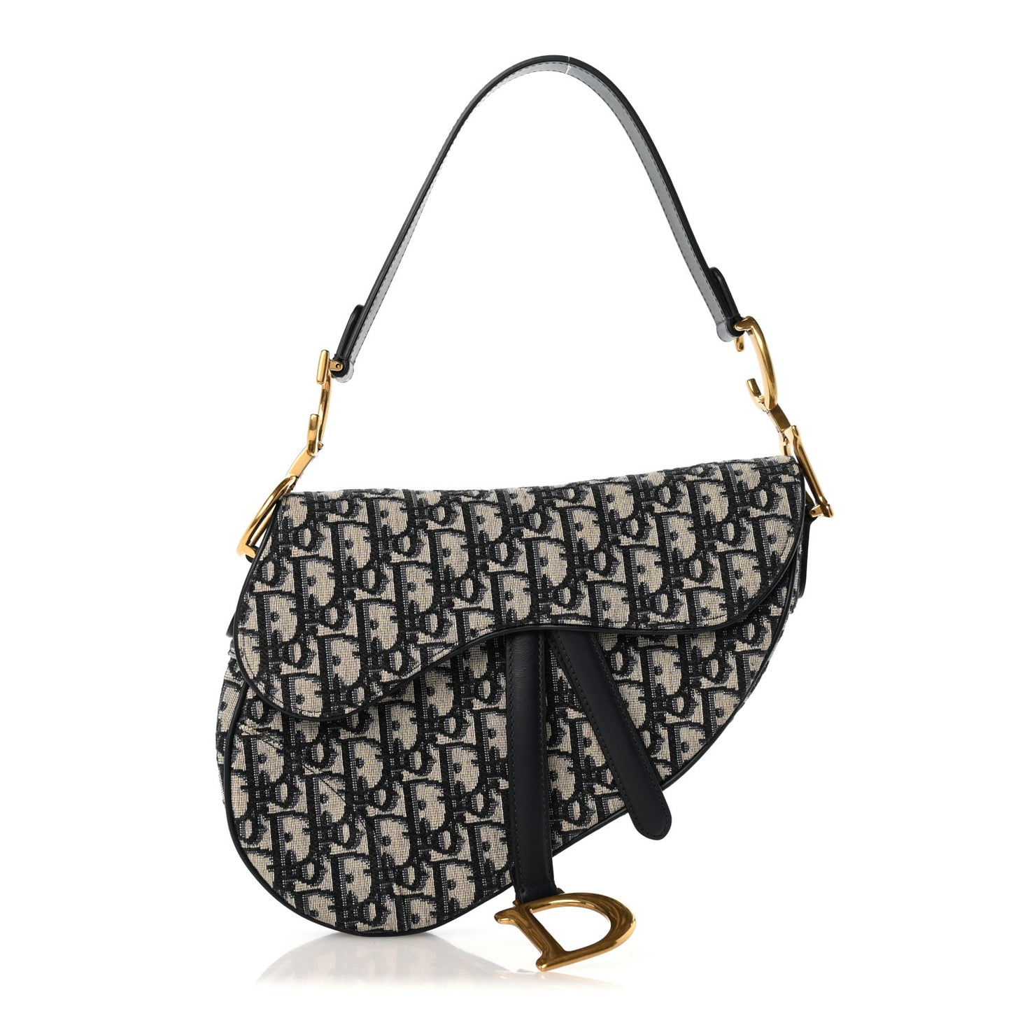 Oblique Saddle Bag Blue
