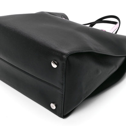 Christian Dior Calfskin Small Addict Shopping Tote Black Pink 11 of 11