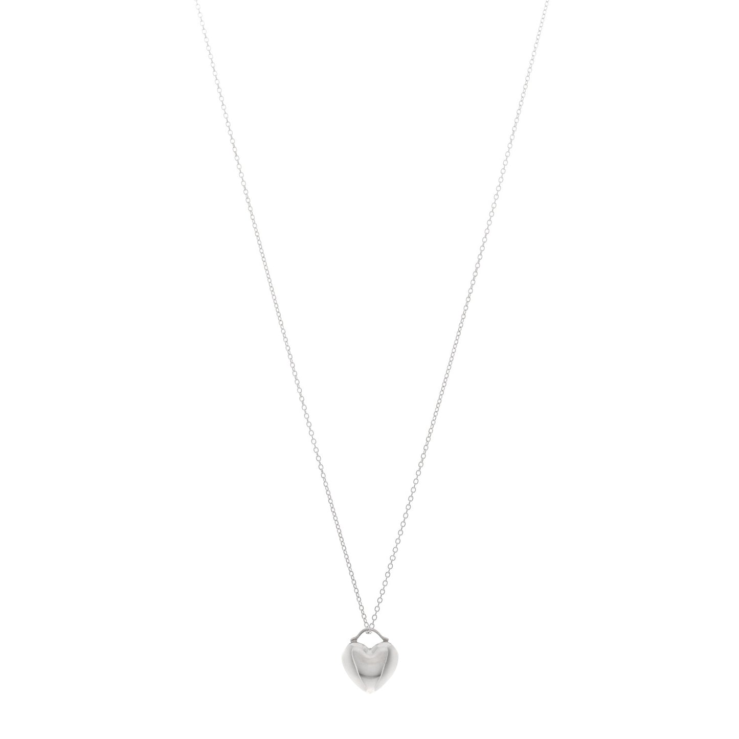 Sterling Silver Heart Pendant Necklace