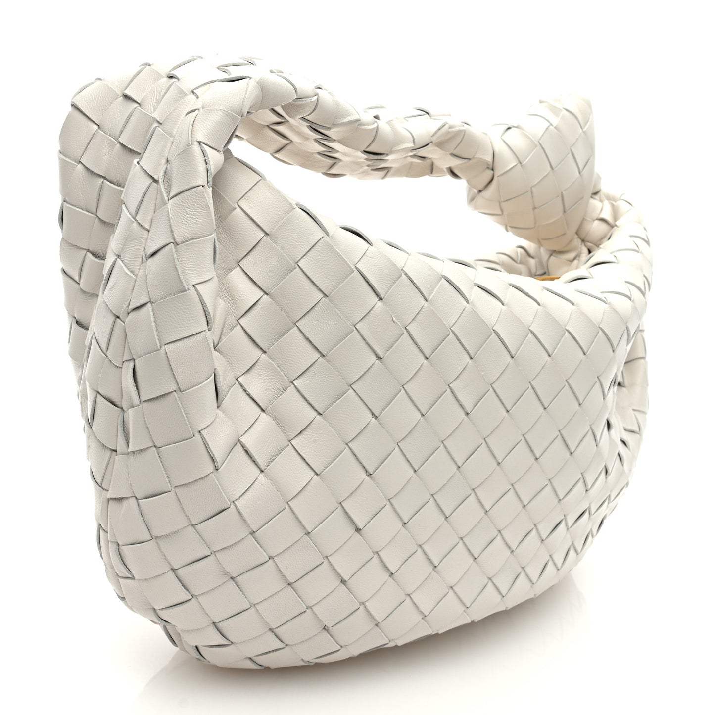 Nappa Intrecciato Teen Jodie Hobo White