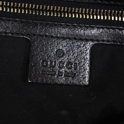 Gucci Velvet Horsebit Embossed Treasure Boston Black 9 of 11