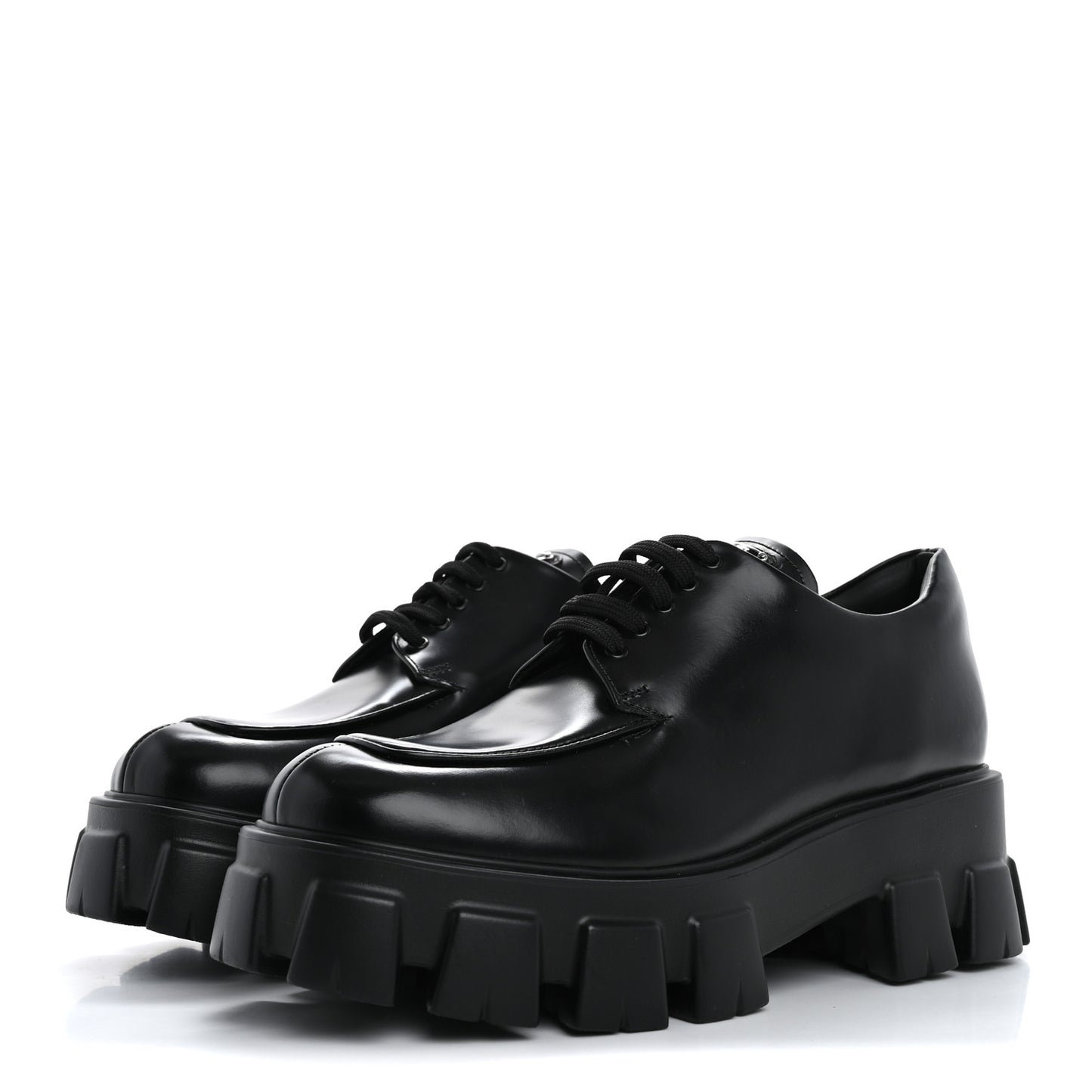 Spazzolato Rois Monolith 55mm Derby Loafers 40.5 Black