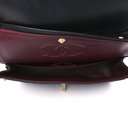 Chanel Caviar Quilted Medium Double Flap Black 5 of 11