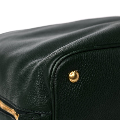 Prada Vitello Daino Side Zip Tote Foresta 11 of 17