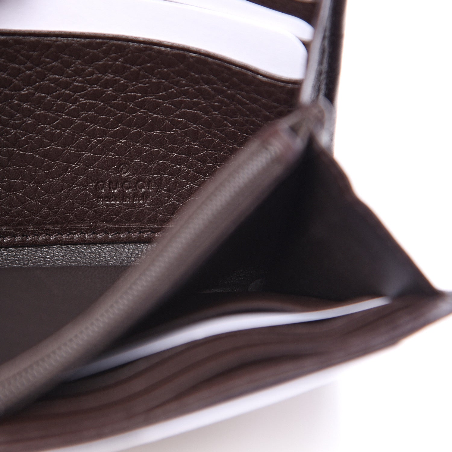 Gucci Monogram Interlocking G Horsebit Web Continental Wallet Dark Brown 5 of 9