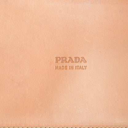 Prada Vinyl Calfskin Transparent Venice Printed Tote 7 of 8