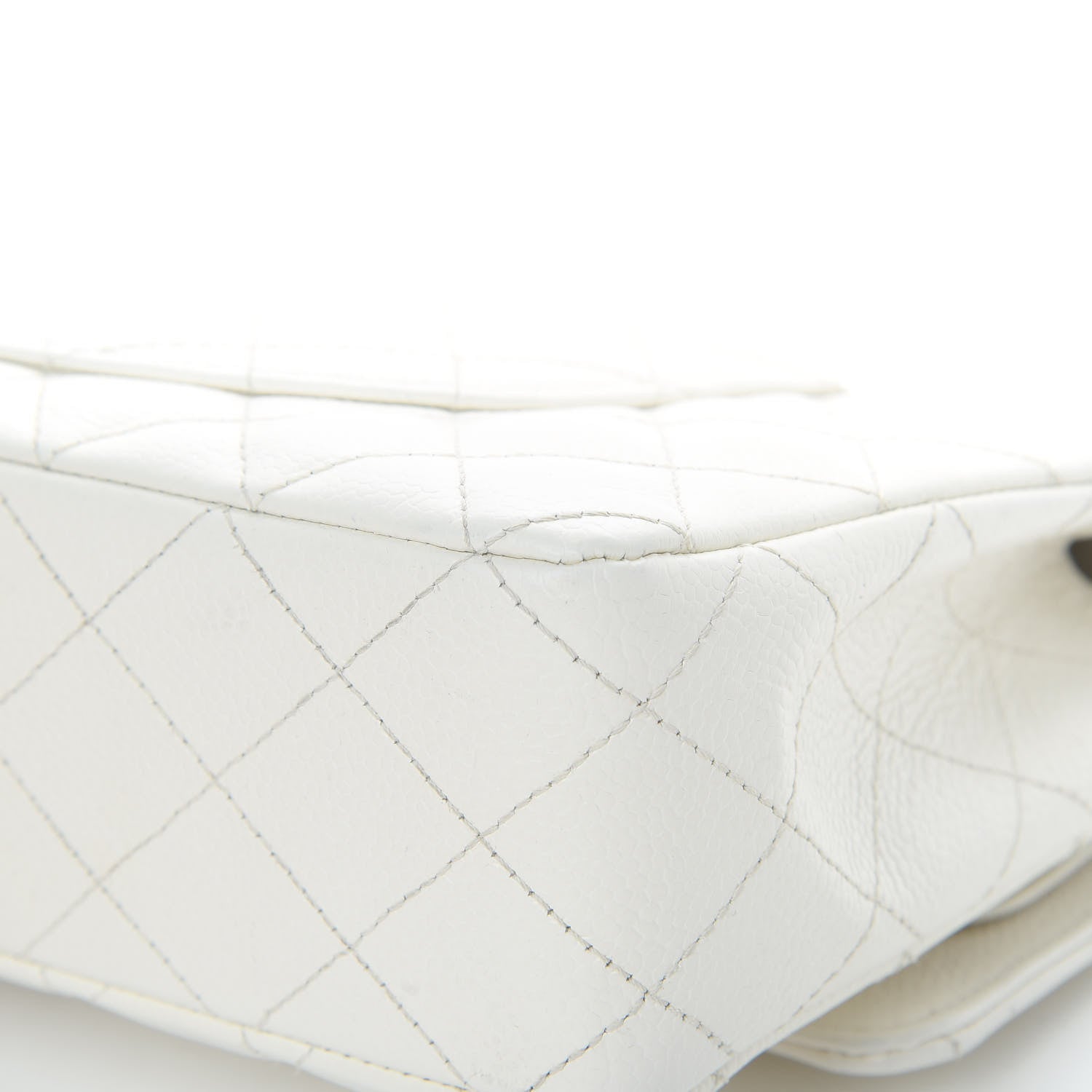 Chanel Caviar Quilted Small Double Flap White 11 of 14