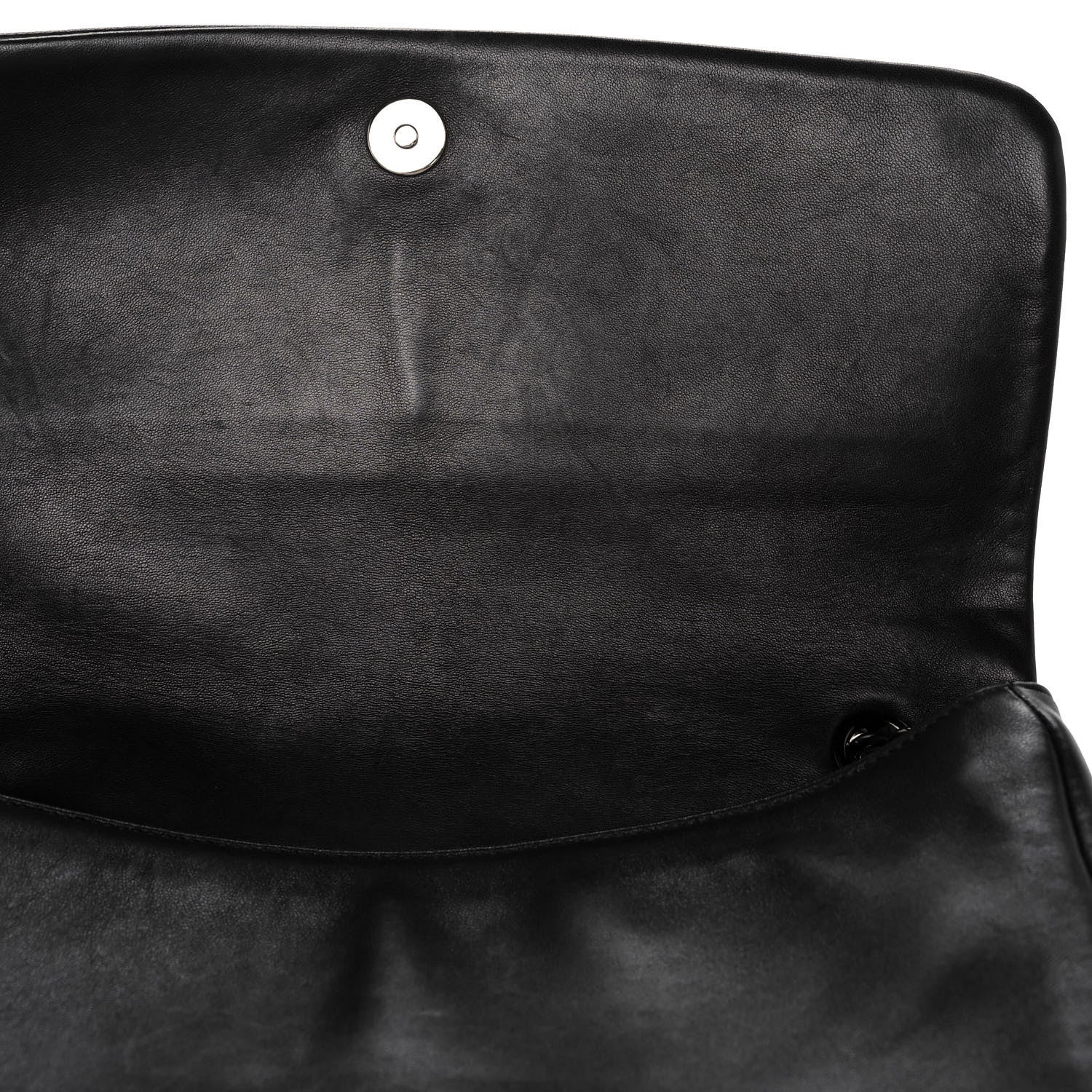 Chanel Lambskin Studded CC East West Flap Black 12 of 13