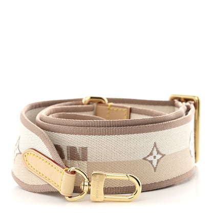 Louis Vuitton Jacquard Speedy Bandouliere 20 Shoulder Strap Beige 1 of 3