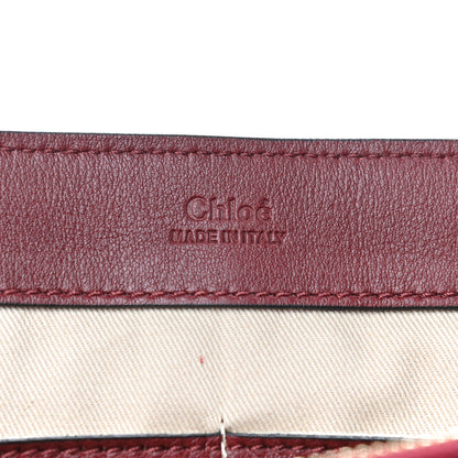 Chloe Calfskin Medium Faye Day Shoulder Bag Sienna Red 6 of 8