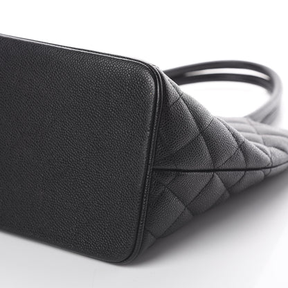Chanel Caviar Quilted Medallion Tote Black 6 of 8