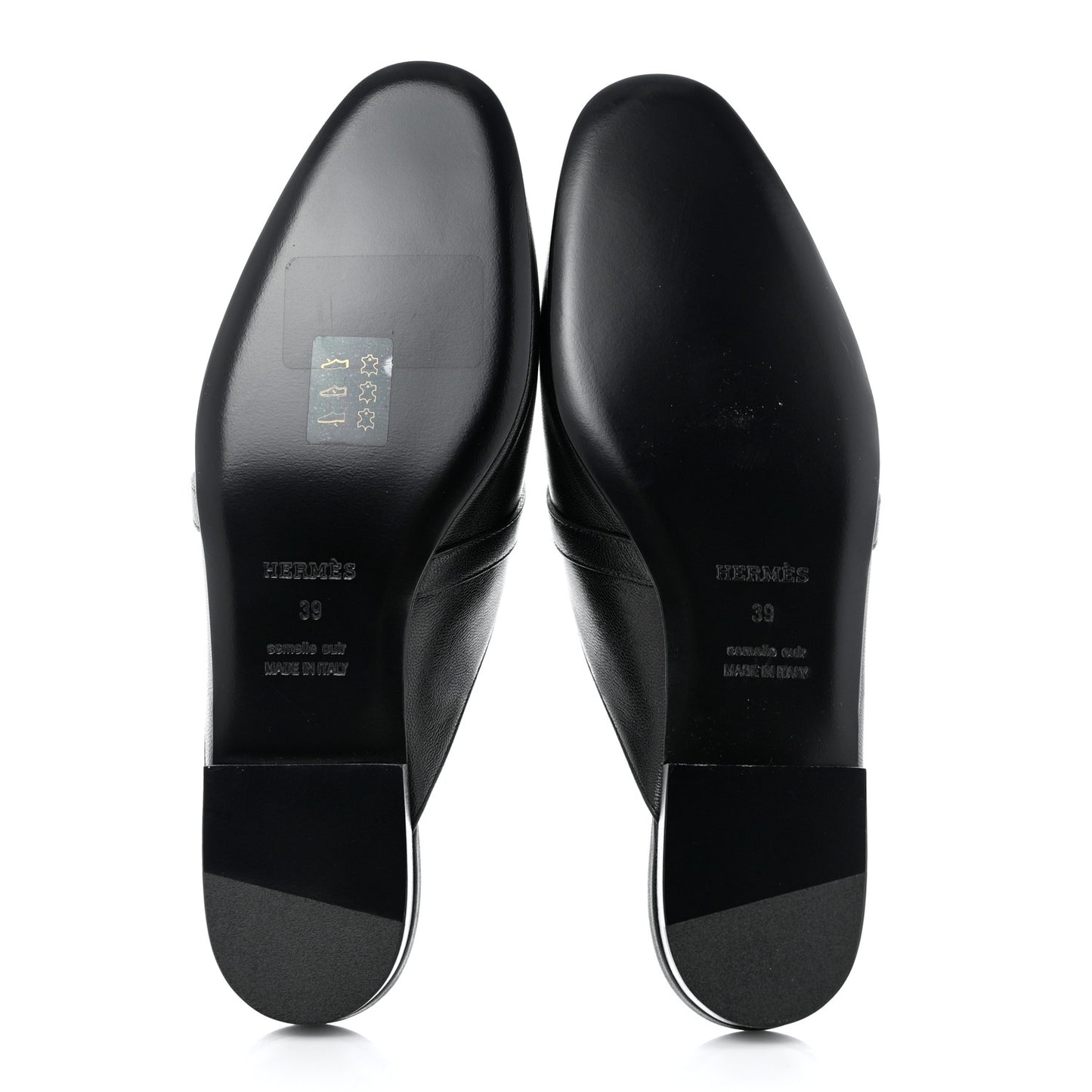 Goatskin Oz Mules 39 Black