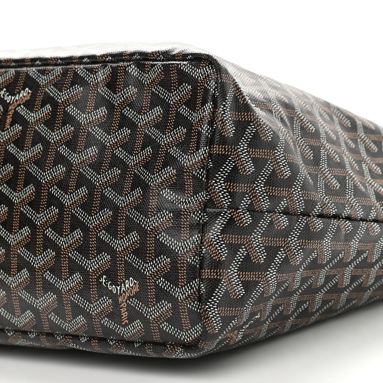 Goyard Goyardine Saint Louis PM Black Gold 10 of 10