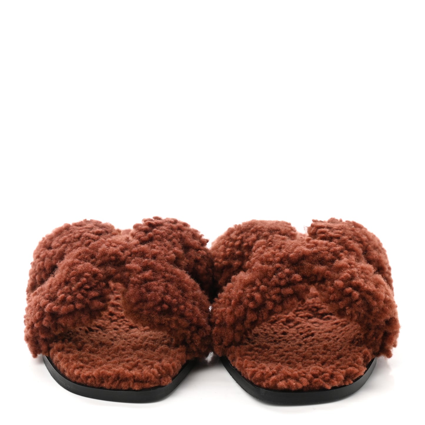 Woolskin Oran Sandals 37 Cognac