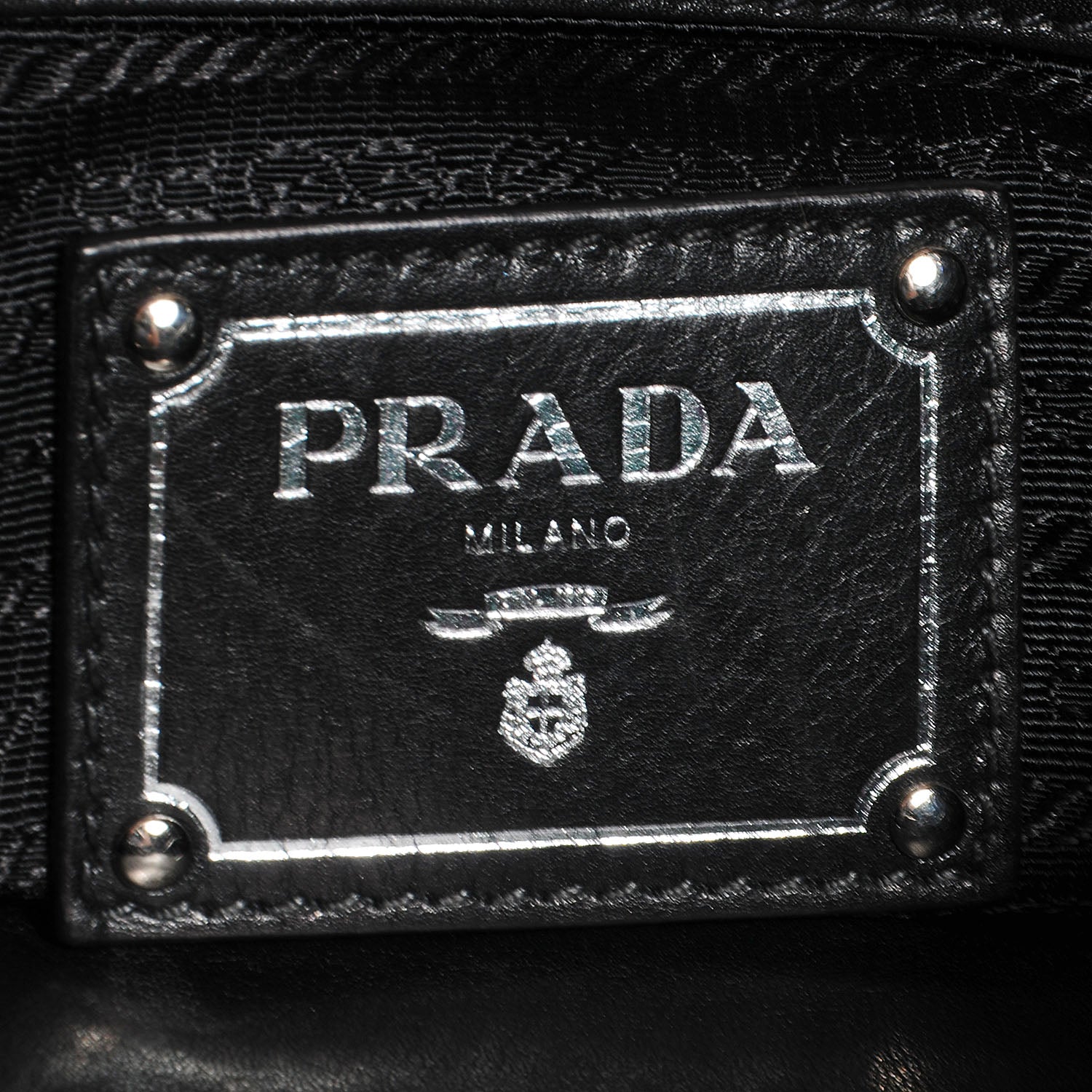 Prada Soft Calf Pleated Hobo Nero Black 8 of 15