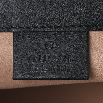Gucci Suede Patent Web Mini Ophidia Bucket Bag Black 6 of 13