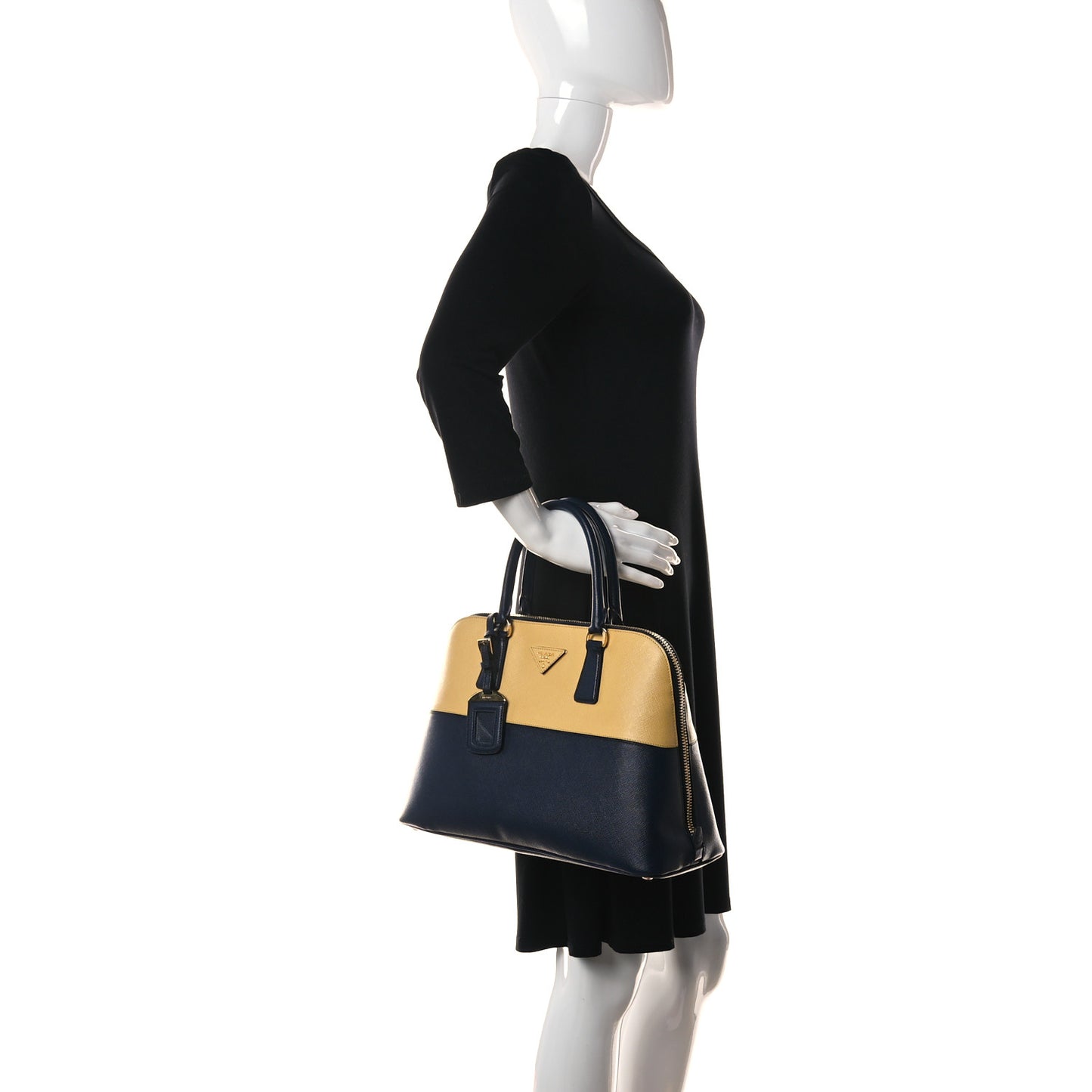 Saffiano Lux Small Promenade Tote Baltico Gine