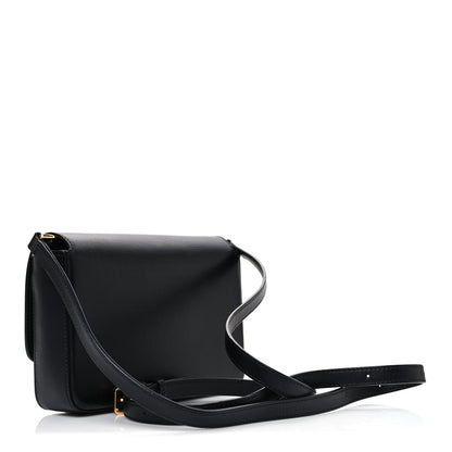 Burberry Calfskin Mini Vintage Check Note Bag Black 2 of 10
