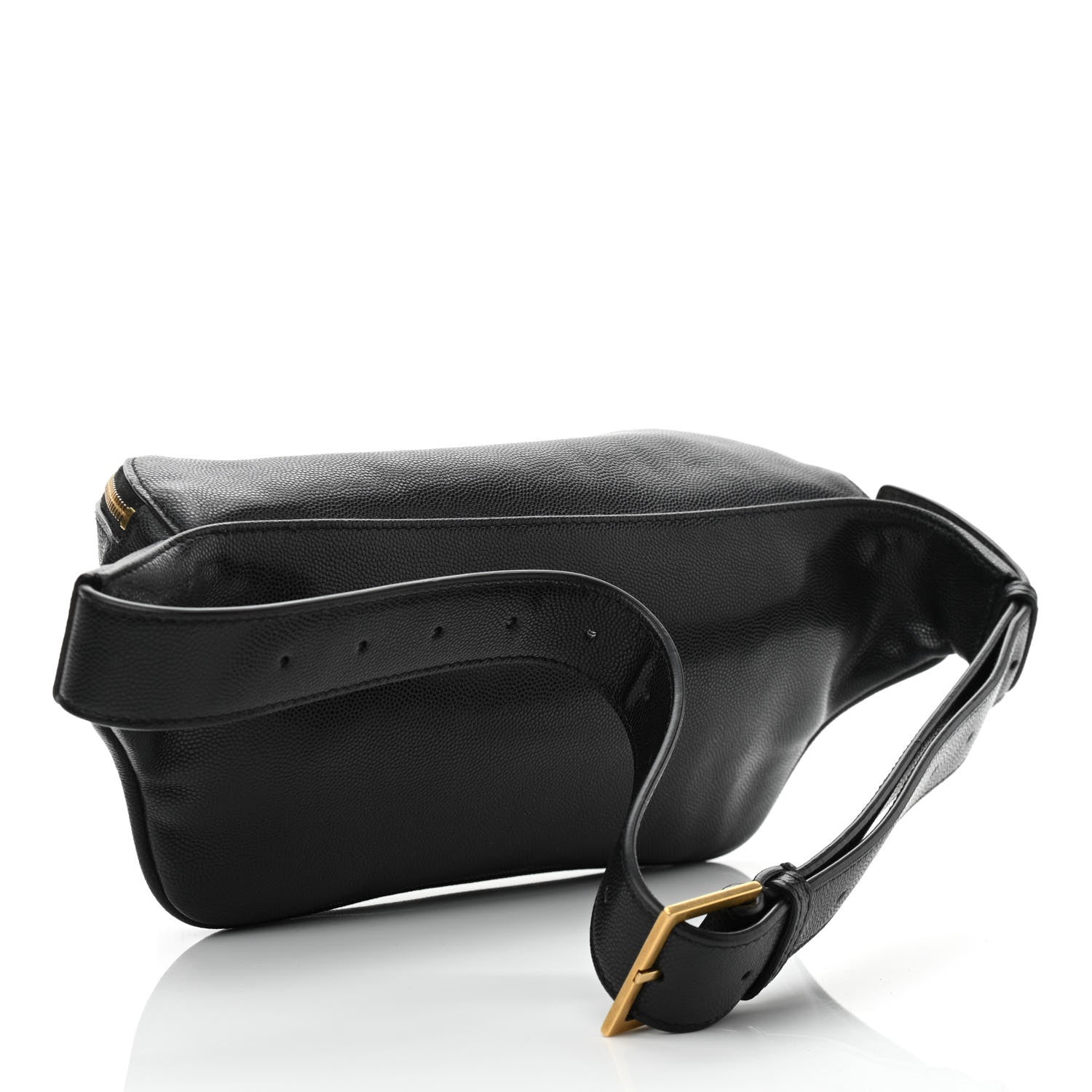 Saint Laurent Grain De Poudre Monogram Belt Bag Black 3 of 15