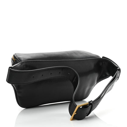 Saint Laurent Grain De Poudre Monogram Belt Bag Black 3 of 15