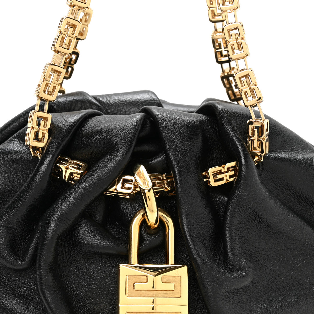 Calfskin Kenny Mini Shoulder Bag Black