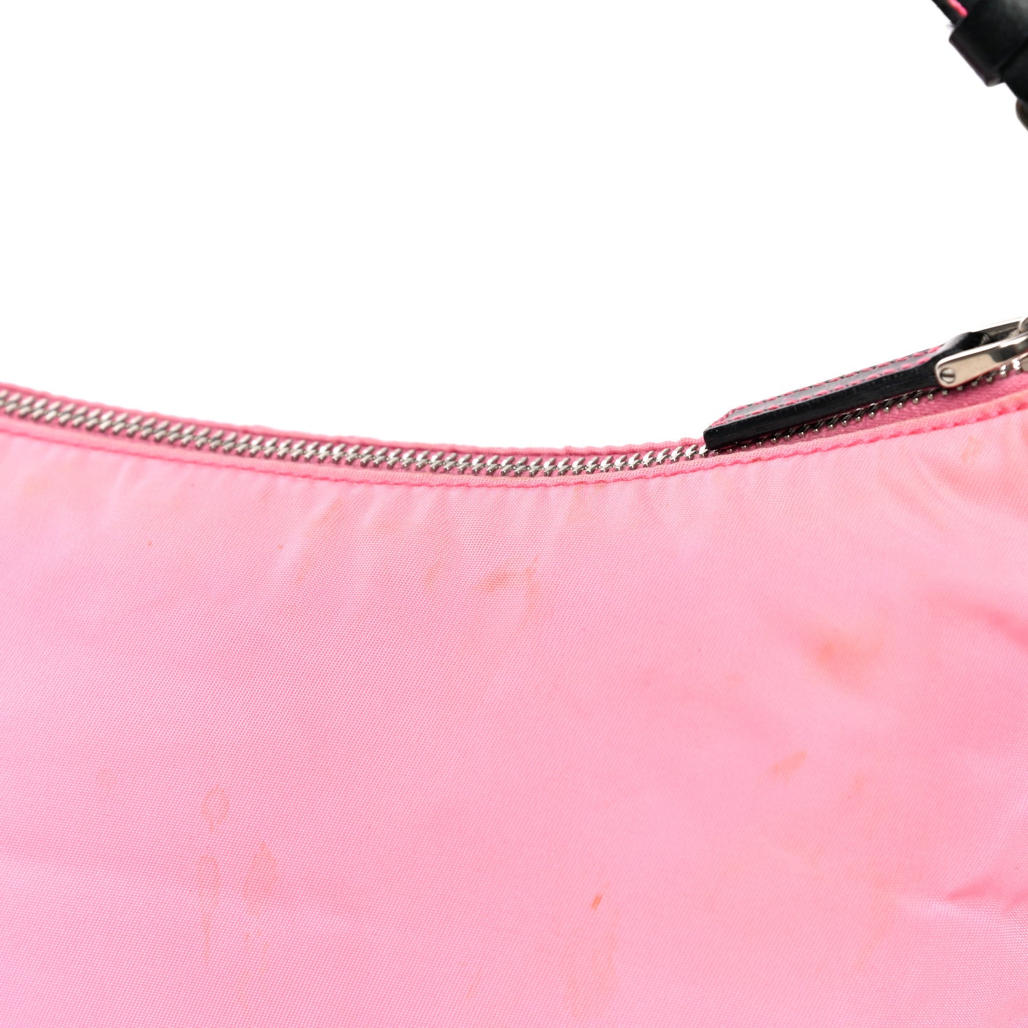 Prada Tessuto Nylon Shoulder Bag Begonia 13 of 25