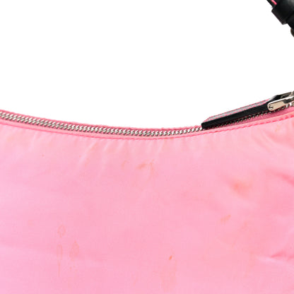 Prada Tessuto Nylon Shoulder Bag Begonia 13 of 25