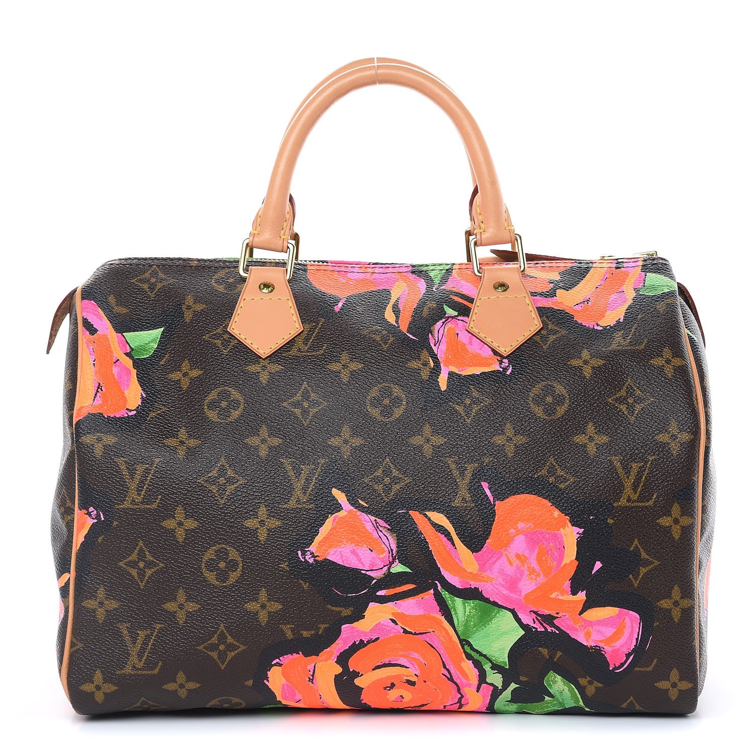 Louis Vuitton Monogram Roses Speedy 30 1 of 12