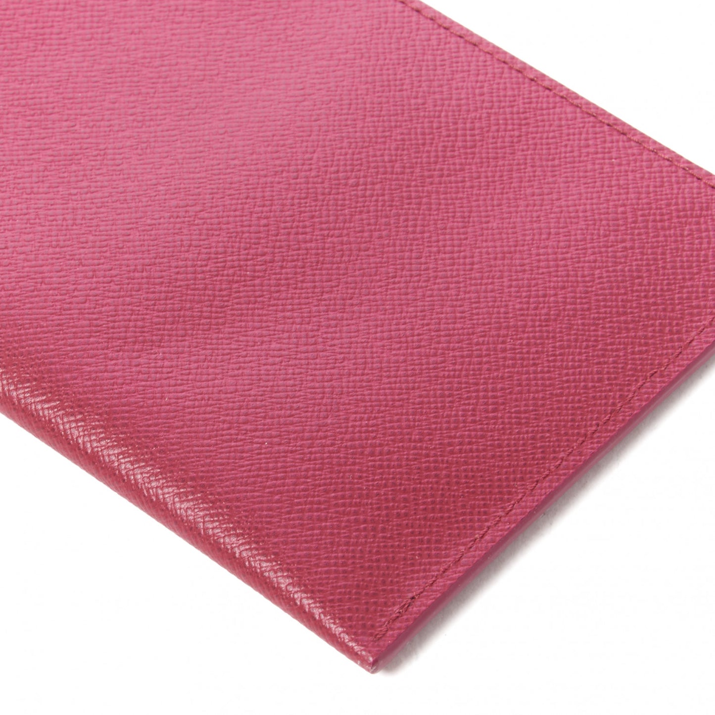 Calfskin Felicie Card Holder Insert Fuchsia