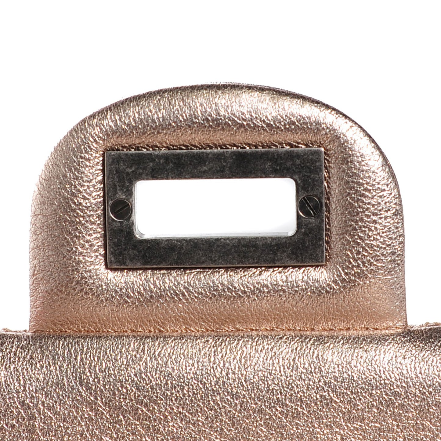 Metallic Calfskin 2.55 Reissue 225 Flap Dark Silver